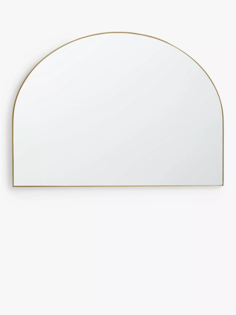 John Lewis Scandi Metal Overmantel Mirror, 76 x 102cm - image 1