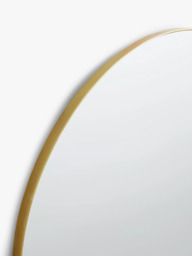 John Lewis Scandi Metal Overmantel Mirror, 76 x 102cm - thumbnail 2