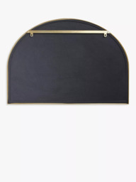 John Lewis Scandi Metal Overmantel Mirror, 76 x 102cm - thumbnail 3