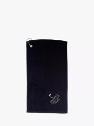 Solesmith Personalised Golf Towel, Black - thumbnail 1