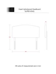 John Lewis Hazel Upholstered Headboard, Super King Size - thumbnail 4