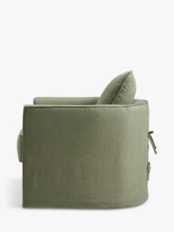 John Lewis Falmouth Loose Cover Armchair - thumbnail 4