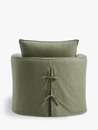 John Lewis Falmouth Loose Cover Armchair - thumbnail 6