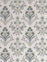 John Lewis Tulipa Embroidered Pencil Pleat Pair Lined Curtains, Lake Blue - thumbnail 6