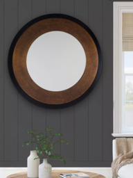 Laura Ashley Cara Round Wall Mirror, 110cm, Bronze - thumbnail 3