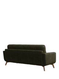 John Lewis Barbican Grand 4 Seater Leather Sofa, Light Leg - thumbnail 4