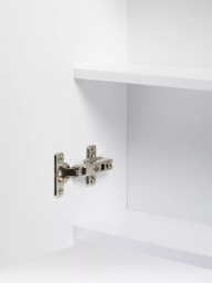John Lewis White Gloss Triple Mirrored Bathroom Cabinet - thumbnail 4