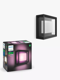 Philips Hue White and Colour Ambiance Econic LED Smart Outdoor Wall Light, Black - thumbnail 1