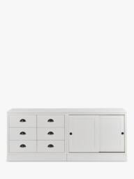 Neptune Chawton Double Sideboard, White