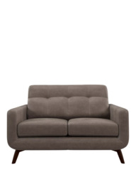 John Lewis Barbican Small 2 Seater Leather Sofa, Dark Leg - thumbnail 5