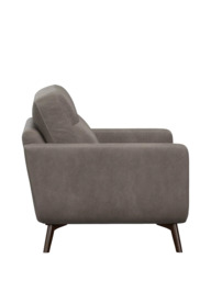 John Lewis Barbican Small 2 Seater Leather Sofa, Dark Leg - thumbnail 3
