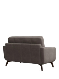 John Lewis Barbican Small 2 Seater Leather Sofa, Dark Leg - thumbnail 4