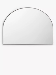 John Lewis Scandi Metal Overmantel Mirror, 76 x 102cm
