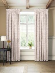 John Lewis Nevado Embroidery Pair Blackout Lined Pencil Pleat Curtains, Multi - thumbnail 1