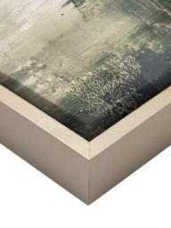 John Lewis Yharnna 'Emerald' Framed Canvas Print, 104 x 104cm, Green - thumbnail 3