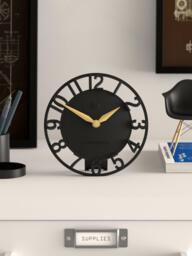 Newgate Clocks Timewarp Mantel Clock, Black - thumbnail 3