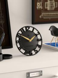 Newgate Clocks Timewarp Mantel Clock, Black - thumbnail 4