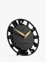 Newgate Clocks Timewarp Mantel Clock, Black - thumbnail 2