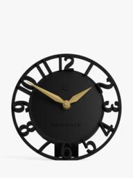 Newgate Clocks Timewarp Mantel Clock, Black - thumbnail 1