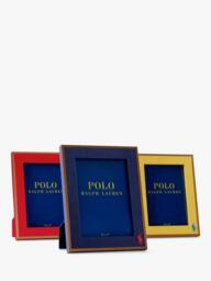"Ralph Lauren Polo Icon Photo Frame, 5 x 7"" (13 x 18cm), Navy/Red" - thumbnail 3