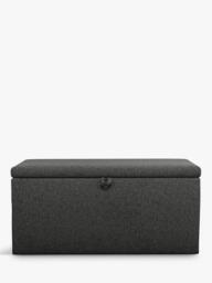 John Lewis Emily Upholstered Ottoman Storage Box - thumbnail 3