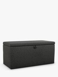 John Lewis Emily Upholstered Ottoman Storage Box