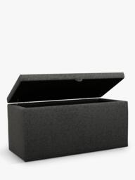 John Lewis Emily Upholstered Ottoman Storage Box - thumbnail 2