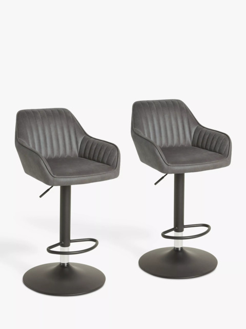 John Lewis Brooks II Gas Lift Adjustable Bar Stool, Set of 2 - image 1