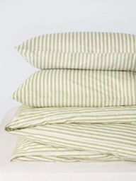John Lewis Ava Cotton Percale Stripe Duvet Cover Set - thumbnail 5