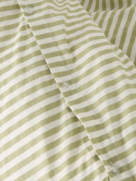 John Lewis Ava Cotton Percale Stripe Duvet Cover Set - thumbnail 4