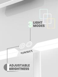 LUNA London Orbit Standing Vanity Mirror - thumbnail 2