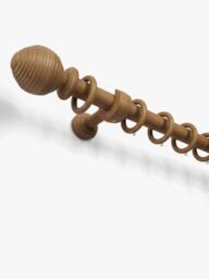 John Lewis Beehive Wooden Curtain Pole Kit, Dia.35mm - thumbnail 1