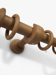 John Lewis Beehive Wooden Curtain Pole Kit, Dia.35mm - thumbnail 4