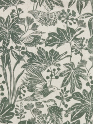 John Lewis Japonica Made to Measure Curtains or Roman Blind, Mrytle Green - thumbnail 1