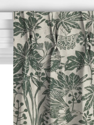 John Lewis Japonica Made to Measure Curtains or Roman Blind, Mrytle Green - thumbnail 5