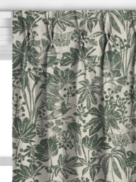 John Lewis Japonica Made to Measure Curtains or Roman Blind, Mrytle Green - thumbnail 4