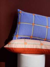 The Conran Shop Cuba Cotton Cushion, Blue - thumbnail 4