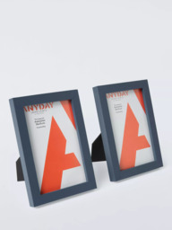 "John Lewis MDF Photo Frame, Set of 2, 4 x 6"" (10 x 15cm), Lake Blue" - thumbnail 4
