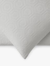Jasper Conran London Hexagon Weave 300 Thread Count Combed Cotton Duvet Cover Set - thumbnail 4