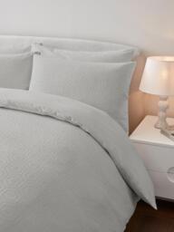 Jasper Conran London Hexagon Weave 300 Thread Count Combed Cotton Duvet Cover Set - thumbnail 2