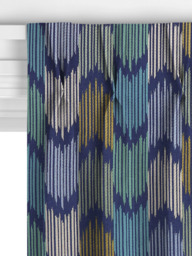 John Lewis Valle Ikat Made to Measure Curtains or Roman Blind, Dark Night Sky - thumbnail 5