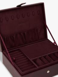 TUTTI Serenity Jewellery Box, Burgundy - thumbnail 3