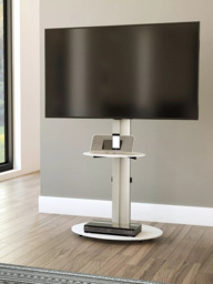 AVF FSL600 ENO Oval Pedestal TV Stand with Mount for TVs up to 55” - thumbnail 3