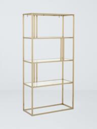 John Lewis Langham Bookcase, Brass