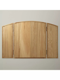 John Lewis Essence Gallery Mirror, Oak - thumbnail 3
