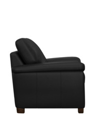 John Lewis Camden Small 2 Seater Leather Sofa, Dark Leg - thumbnail 3