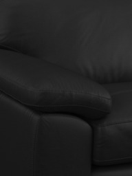 John Lewis Camden Small 2 Seater Leather Sofa, Dark Leg - thumbnail 6