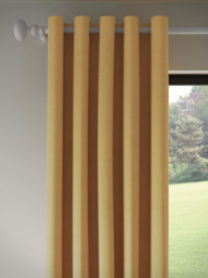John Lewis Textured Weave Pair Blackout Lined Eyelet Curtains