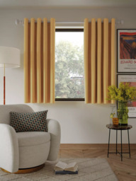 John Lewis Textured Weave Pair Blackout Lined Eyelet Curtains - thumbnail 6
