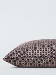 John Lewis Terbi Cushion, Navy - thumbnail 3